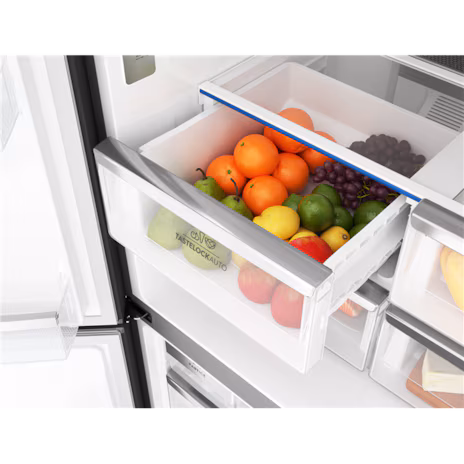 Electrolux 562L UltimateTaste 700 Quad Door Fridge – Matte Black, TasteSealPlus Drawer, 4-Star Energy - Image 4