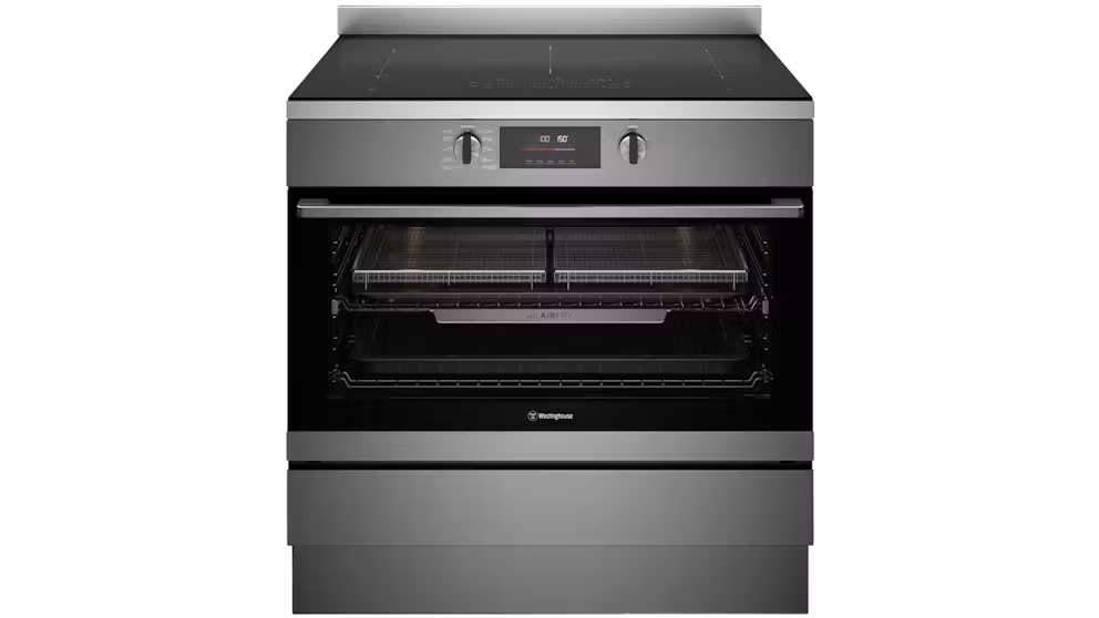 Westinghouse Cooker 90cm electric freestanding oven, Pyrolytic, Induction, dark stainless steel WFE9756DD-C